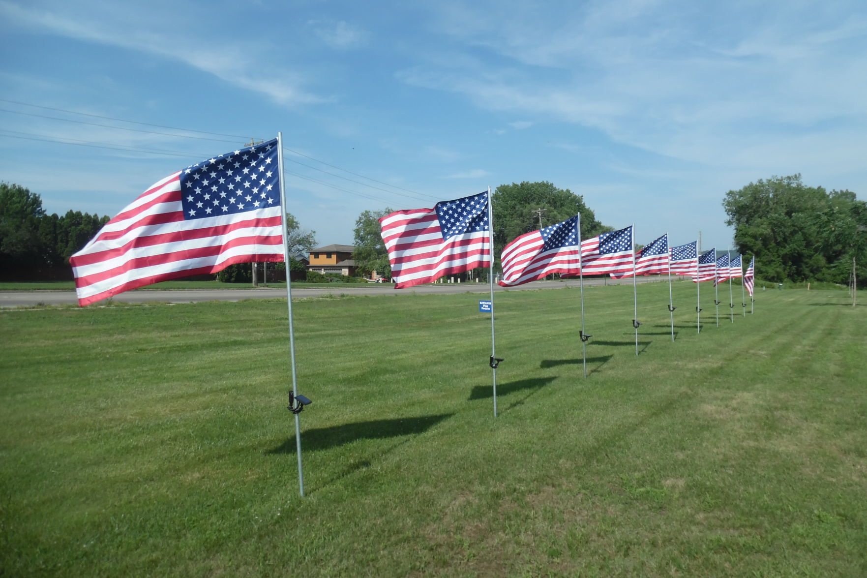 Old Glory waves